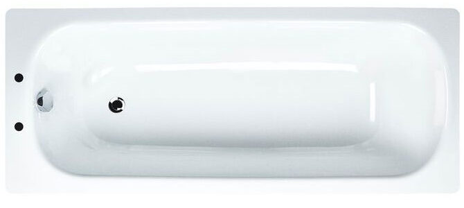 Essential-Steel-700mm-White-Grips-Single-Ended-Steel-Bath