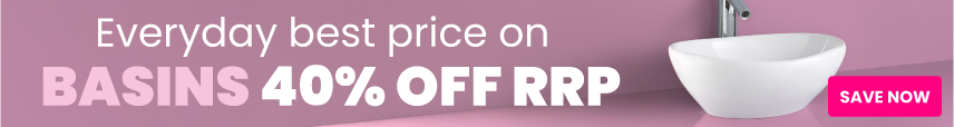Basins 40% off RRP 
